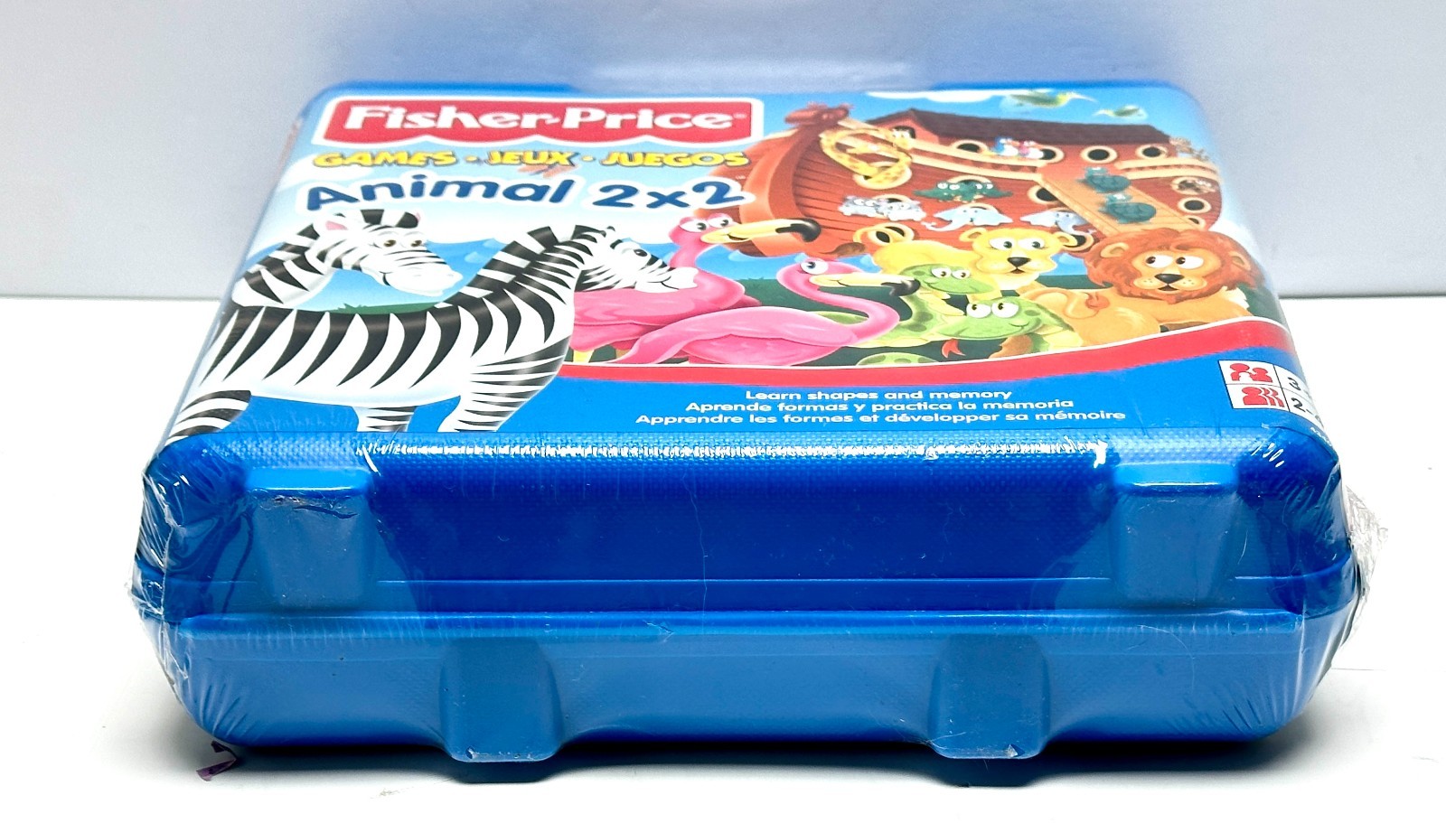 Fisher Price Animal 2 X 2 Game Shapes & Memory Learning Noah’s Ark NEW SEALED