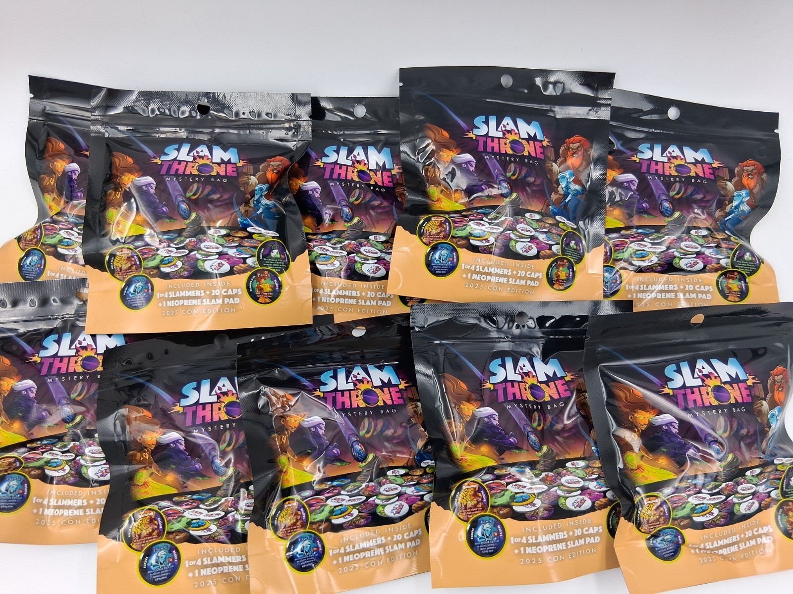 10 Slam Throne Mystery Bag 2025 Con Edition New Sealed Packs (Dice Throne)