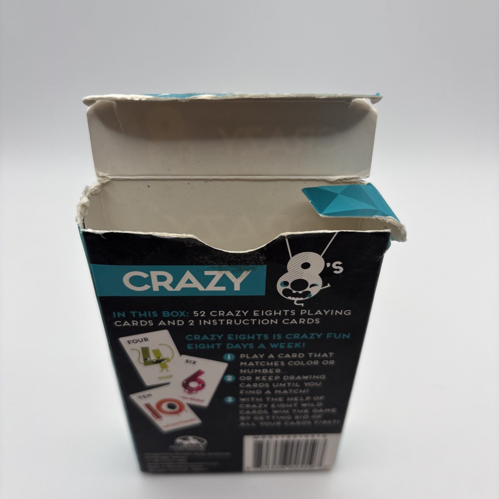 Marbles The Brain Workshop Crazy 8s Card Game Complete with Instructions