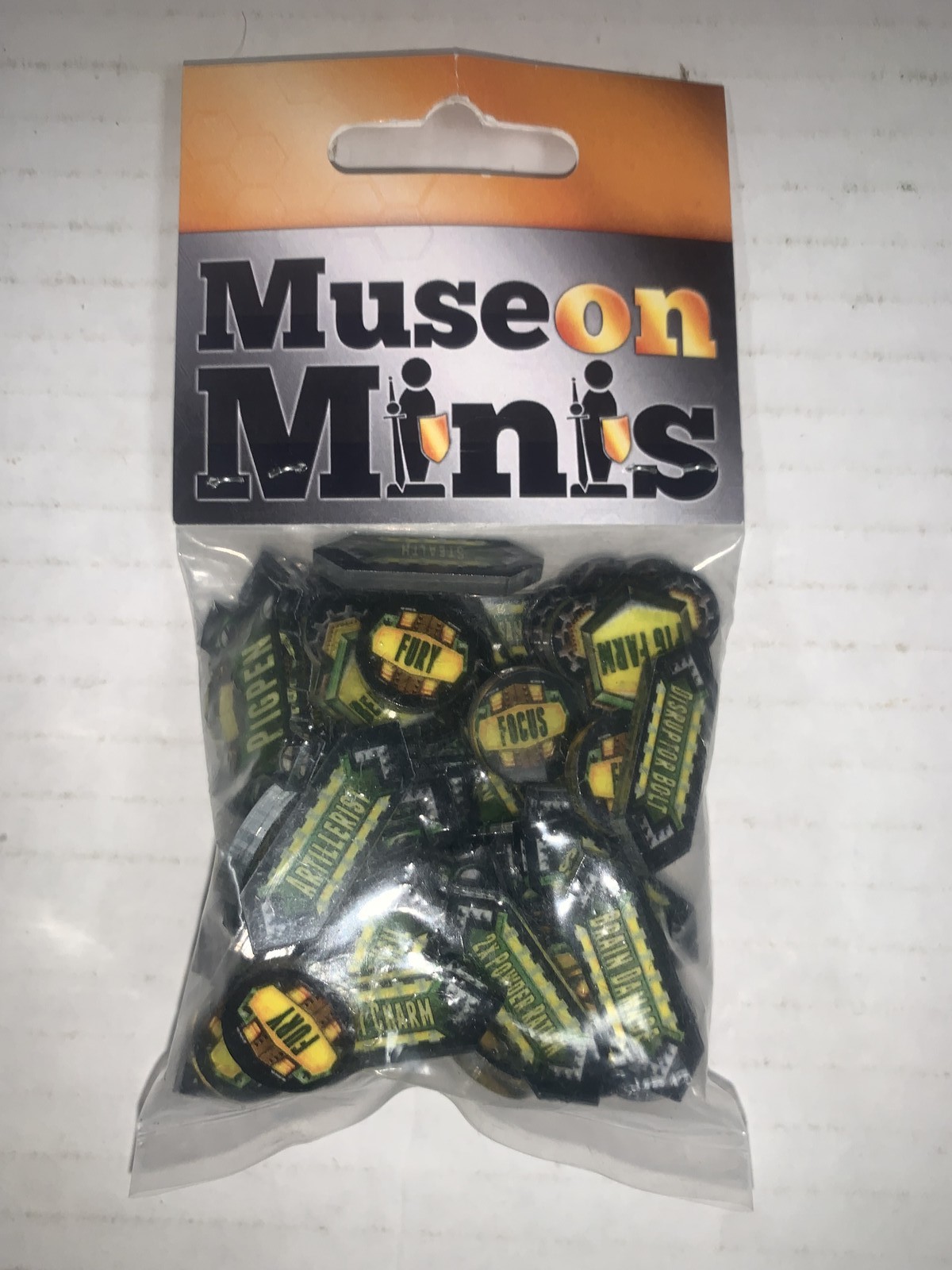 Muse On Minis Faction Tokens Steampunk Fantasy Merc/Hireling Mini pak Color