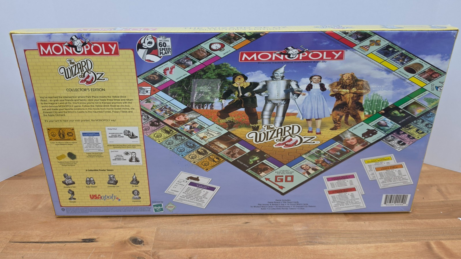 THE WIZARD OF OZ COLLECTOR’S EDITION MONOPOLY BOARD GAME NEW (SEALED)