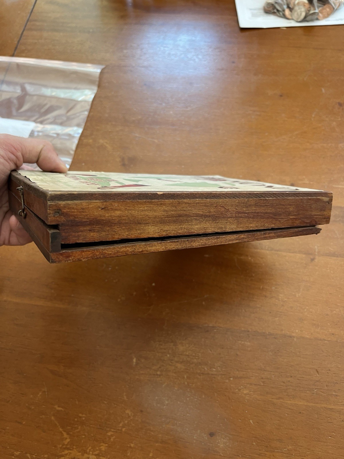 Vintage Rare 1913 Tin + Wood Home Diamond Baseball The Great National Game