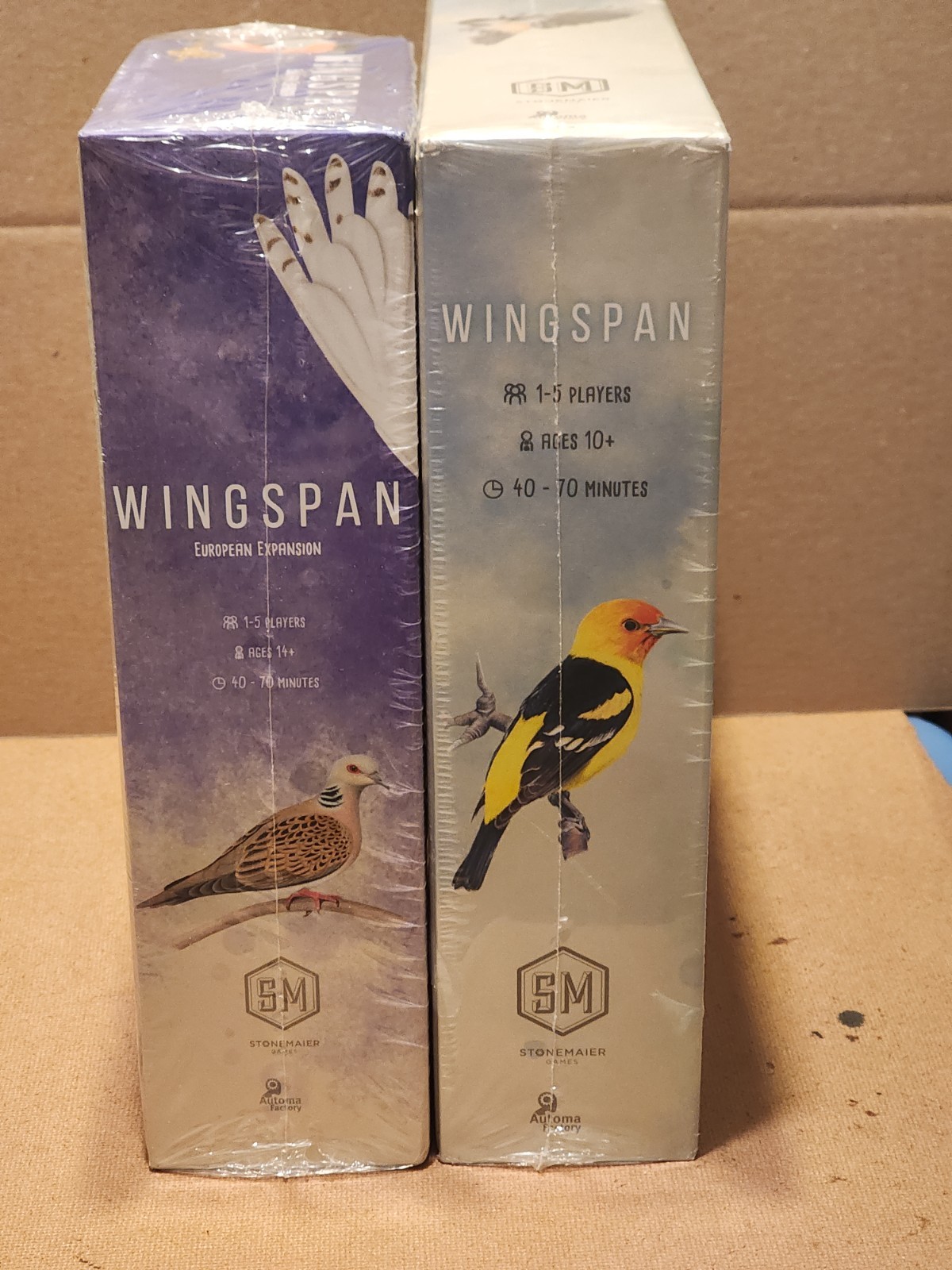 Stonemaier Games STM910 Wingspan 2nd Edition Board Game Plus European Expansions