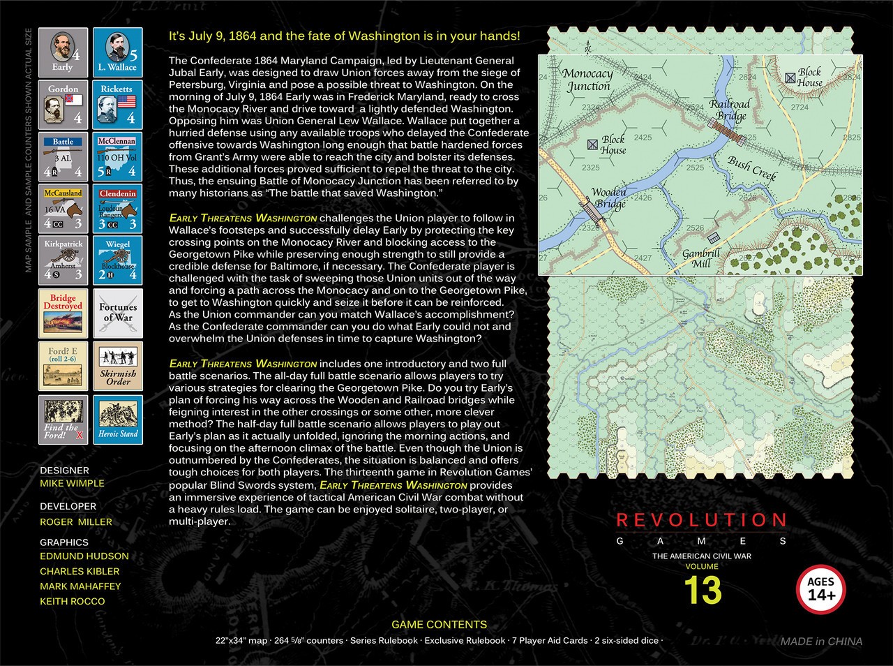 Revolution Wargames Early Threatens Washington Boxed Edition NISW Fast Shipping