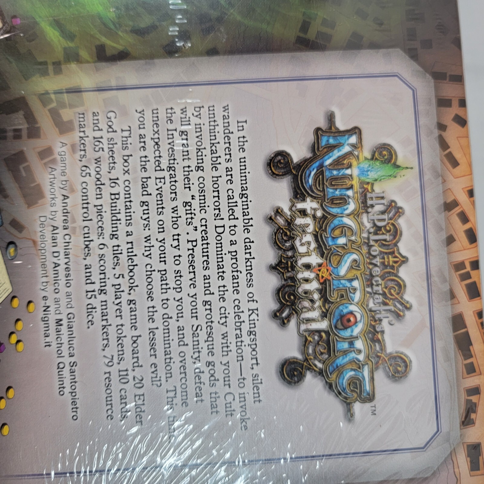H.P. Lovecraft’s Kingsport Festival Board Game – Brand New Sealed