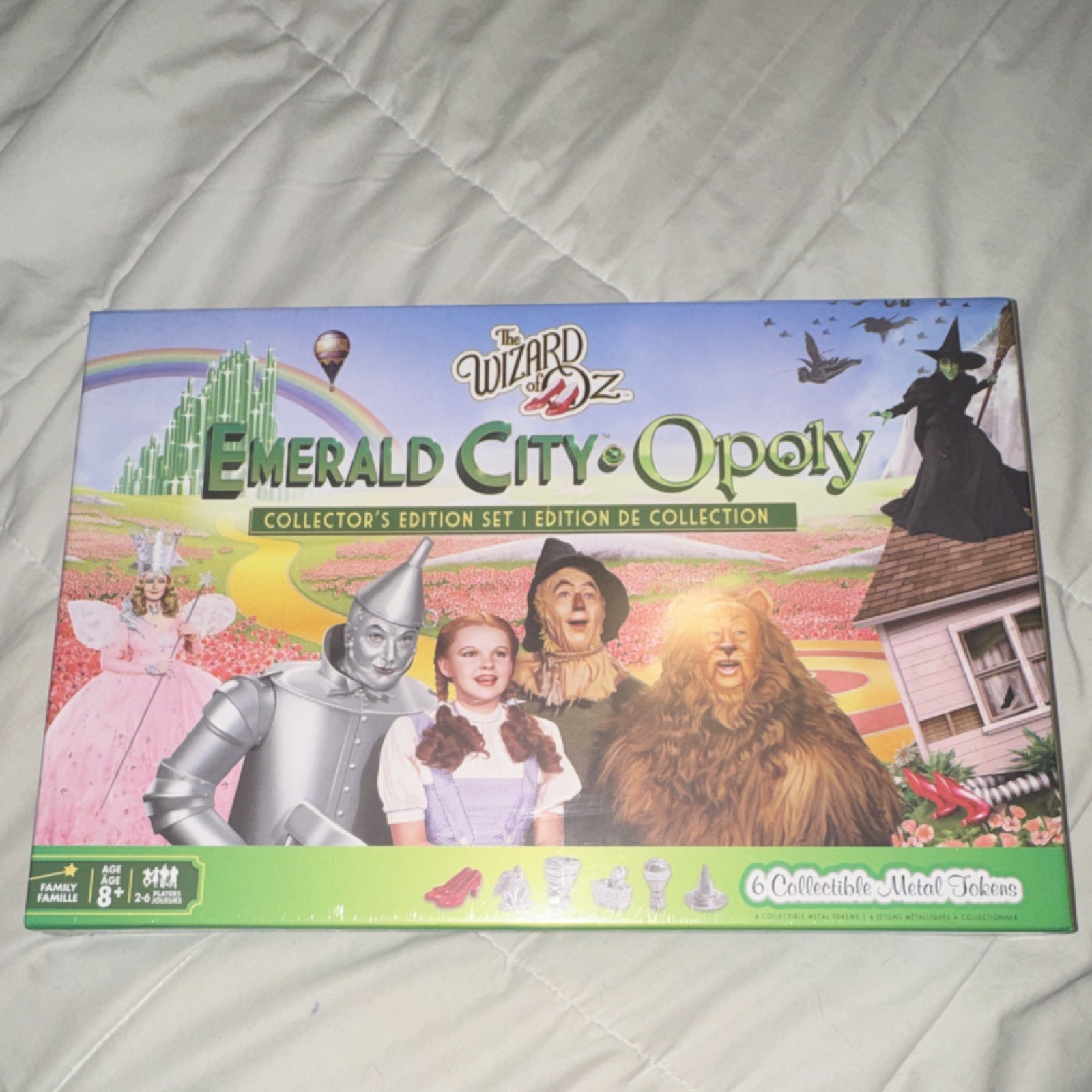 MasterPieces Emerald City Opoly Collector’s Edition Board Game 6 Metal Tokens