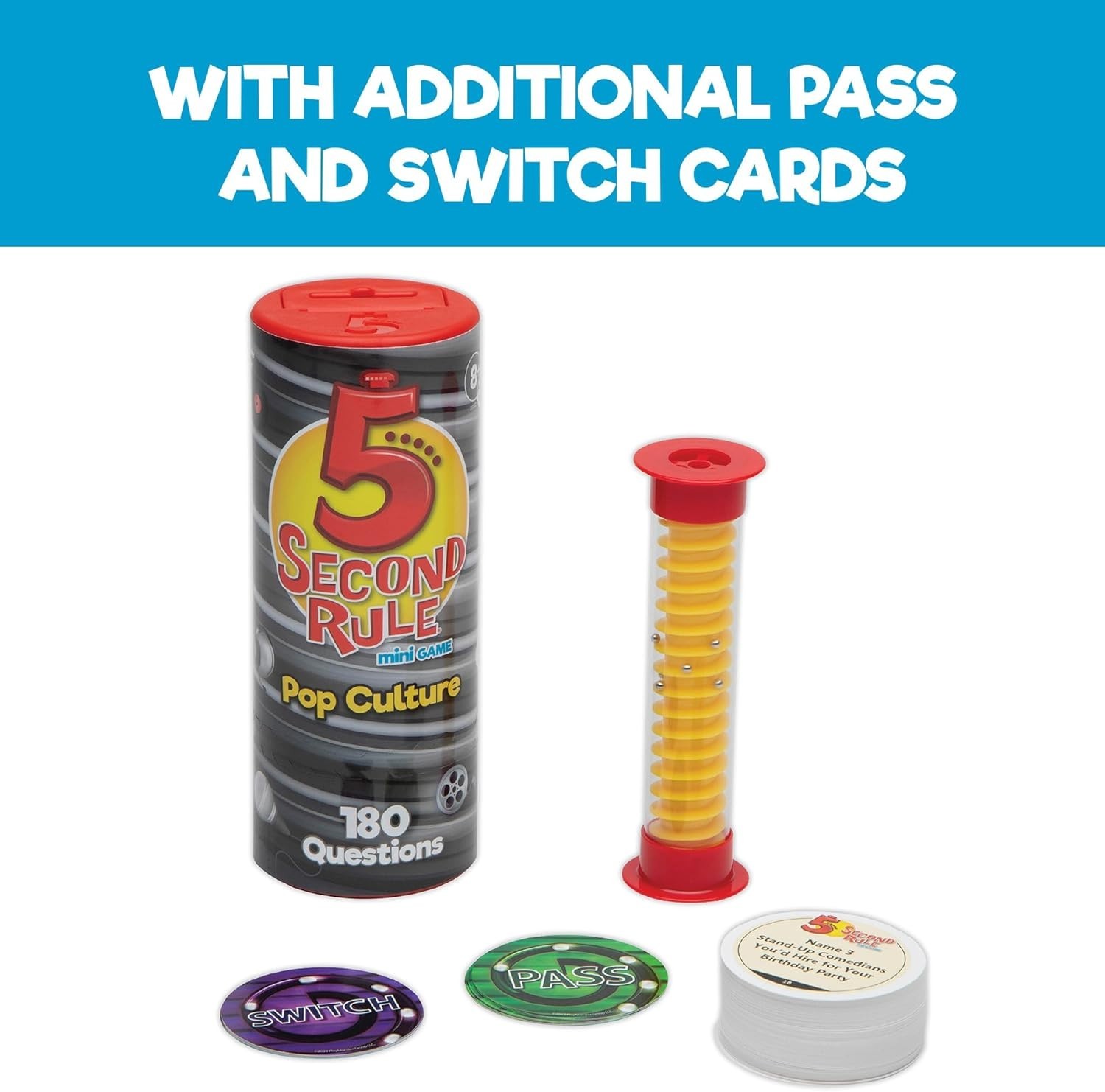 Fast-Paced Mini Tube Trivia Game for All Ages – Perfect for Parties & Sleepovers