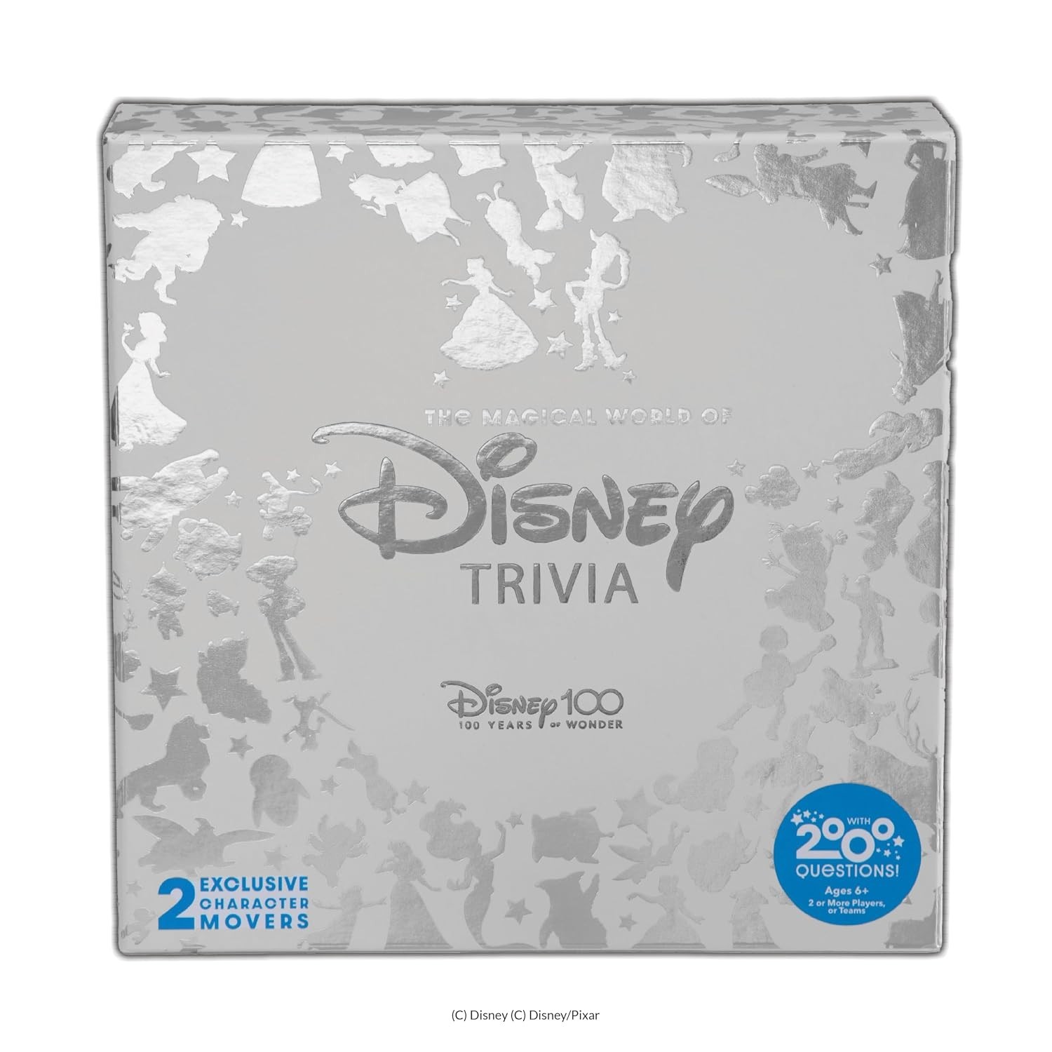 Disney Trivia Platinum Board Game – Limited Edition – w/ 2 Characters