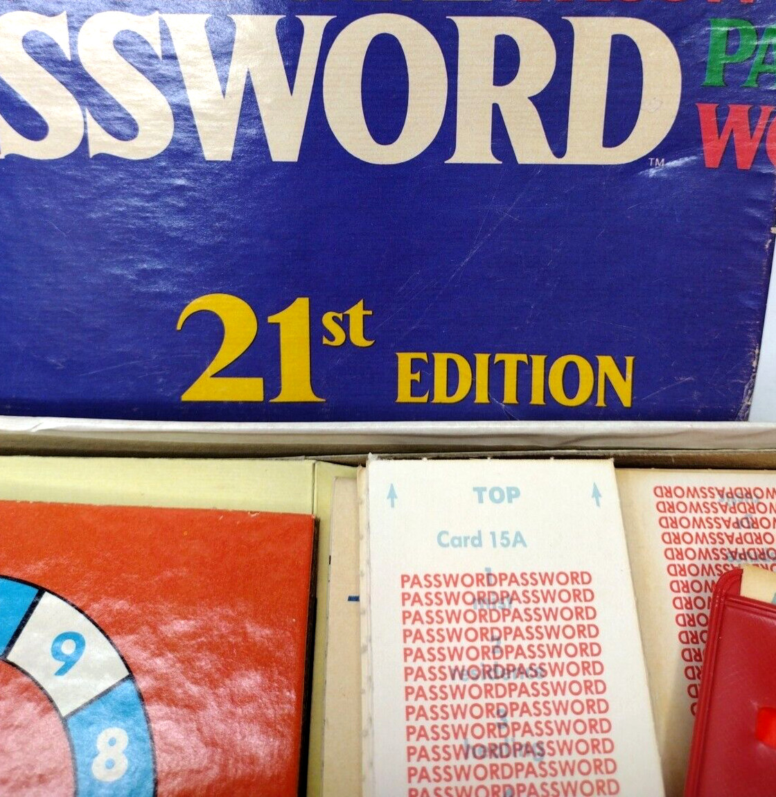 Vintage 1978 PASSWORD Board Game in Box Complete 21st Edition 3-4 Players USA