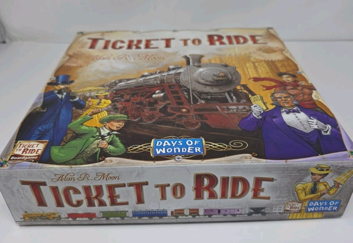 Days of Wonder Ticket To Ride by Alan R. Moon Train Adventure Board Game
