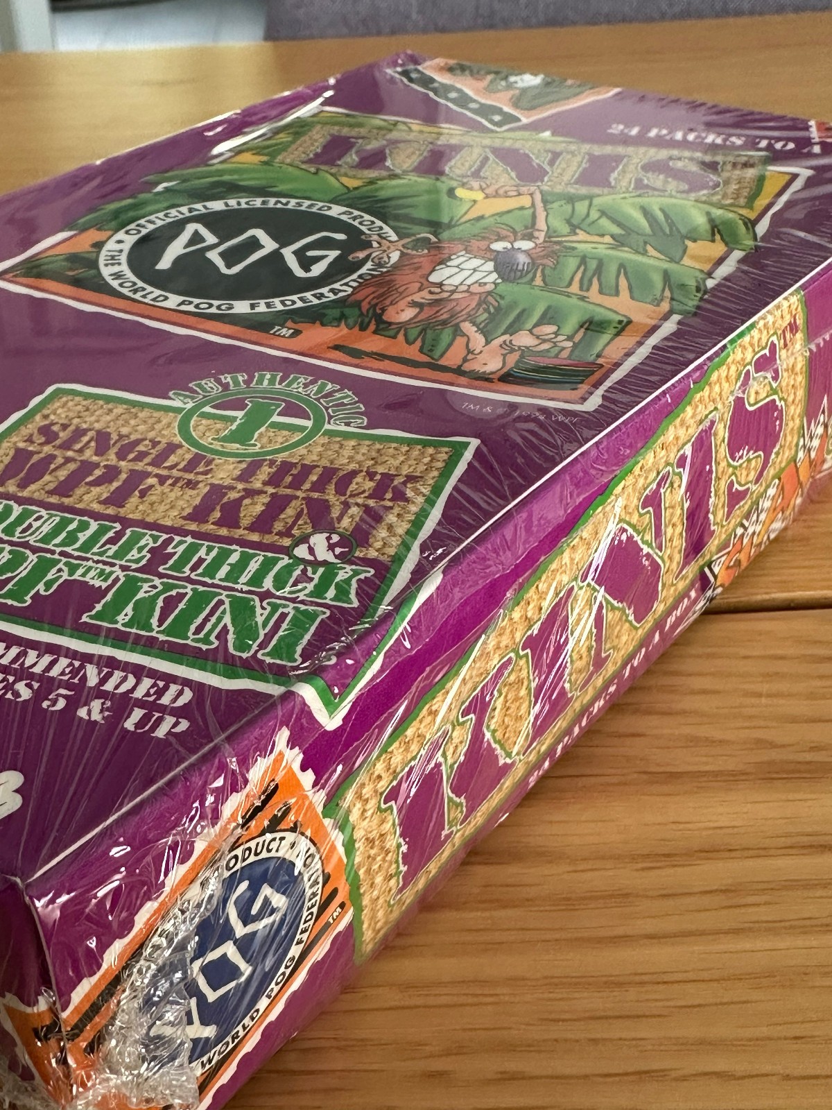 Pog Kinis 1994 Sealed Display Box – 24 Booster Packs – Factory Sealed Boosters
