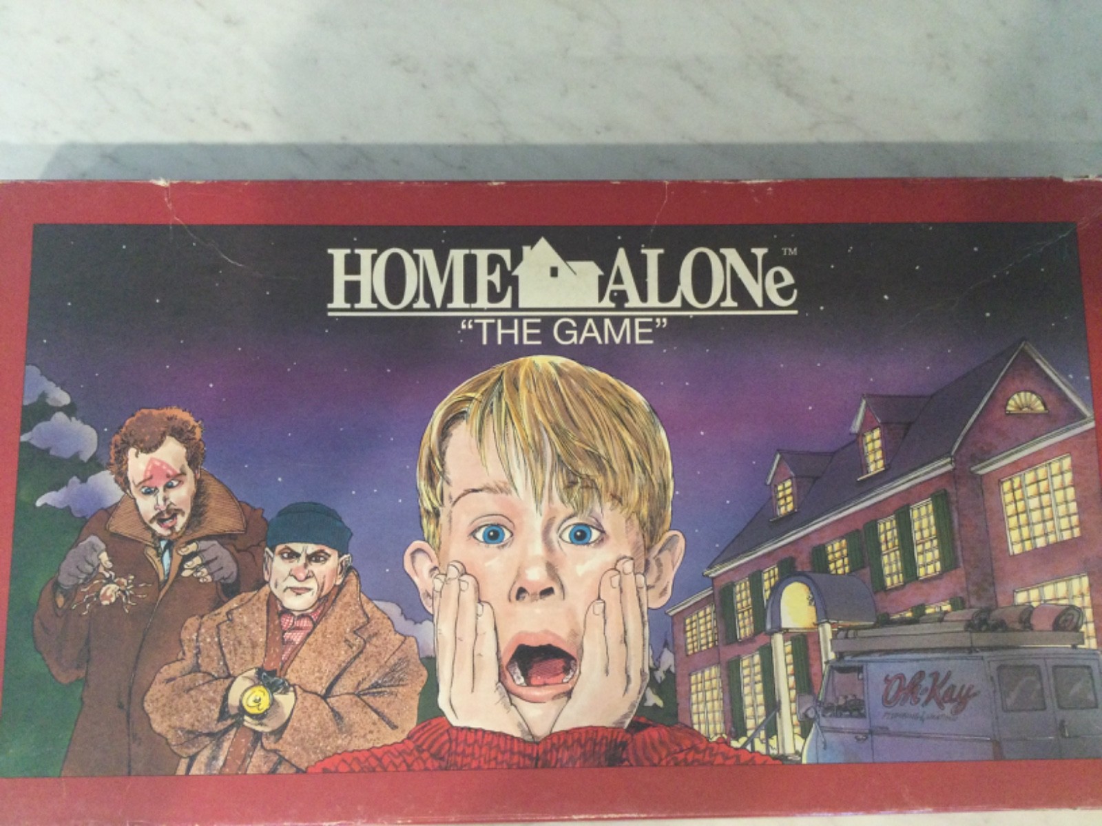 VINTAGE HOME ALONE BOARD GAME 1991 COMPLETE