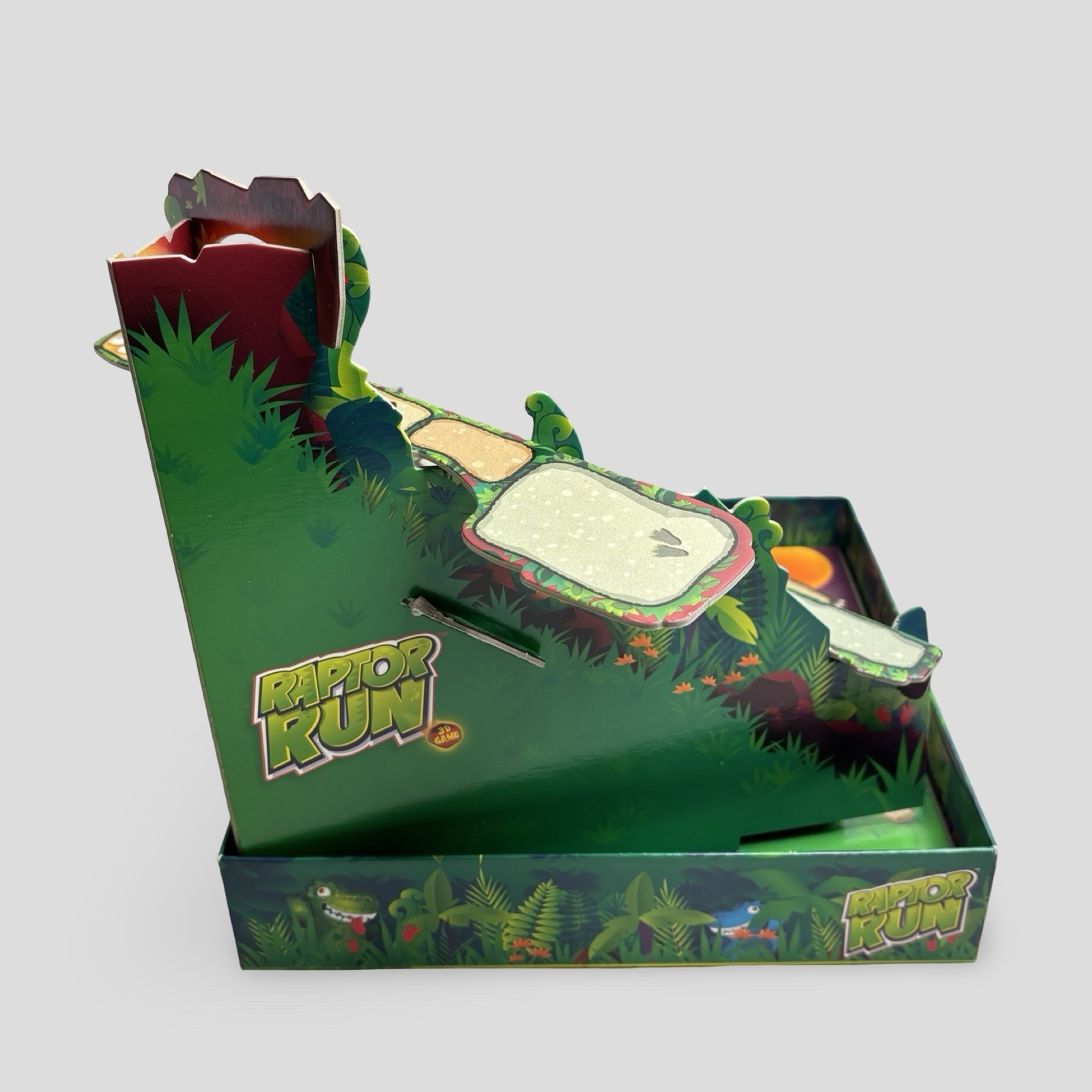 Buffalo Games Raptor Run 3D Game RARE HTF Ages 4+ Complete