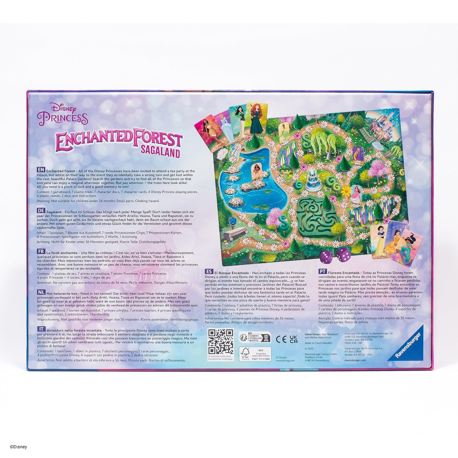 Magical Disney Princess Enchanted Forest Memory Game for Ages 6+ – Fun Family Ga