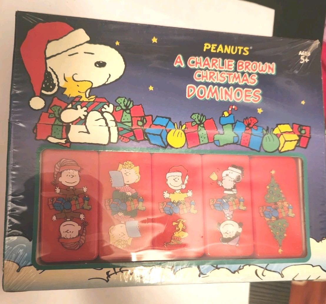 2007 Sababa Toys “A Charlie Brown Christmas” dominoes set NIB sealed