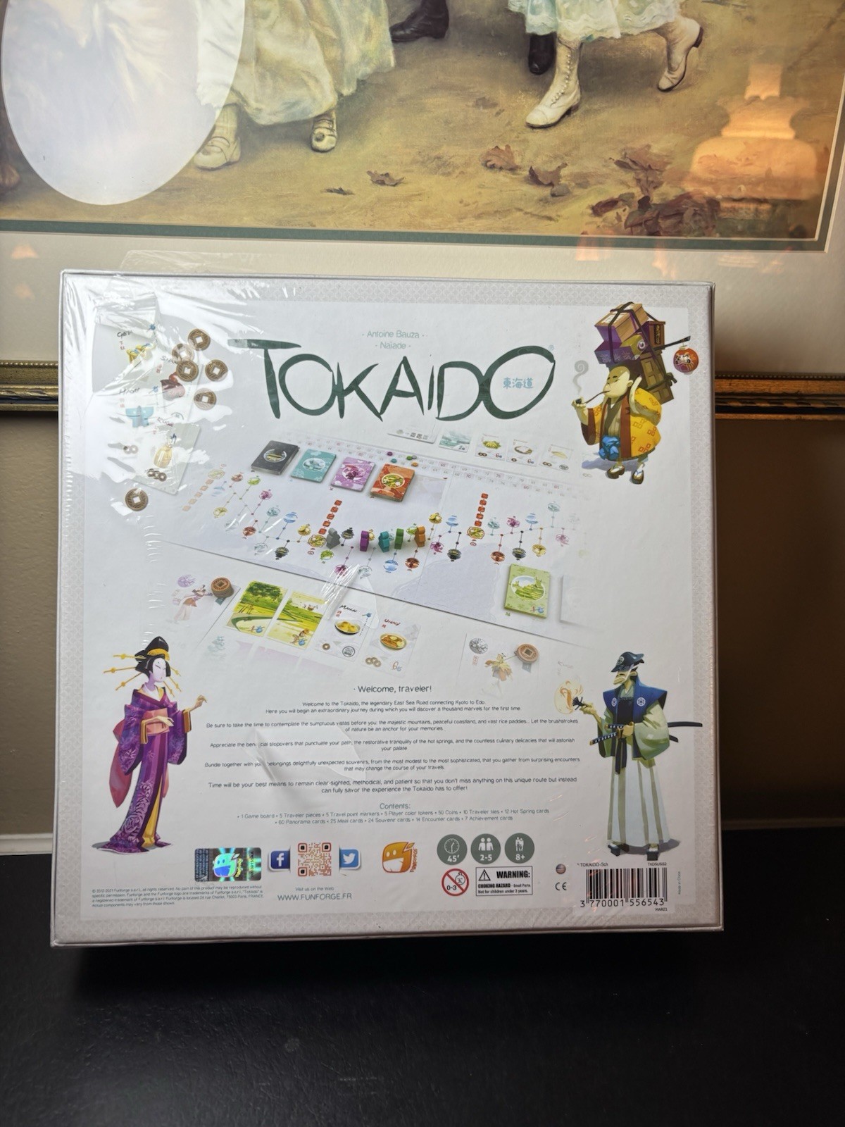 Tokaido Fun Forge Ages 8+ Players 2-5 Board Seald Pack ADULT CARD GAME