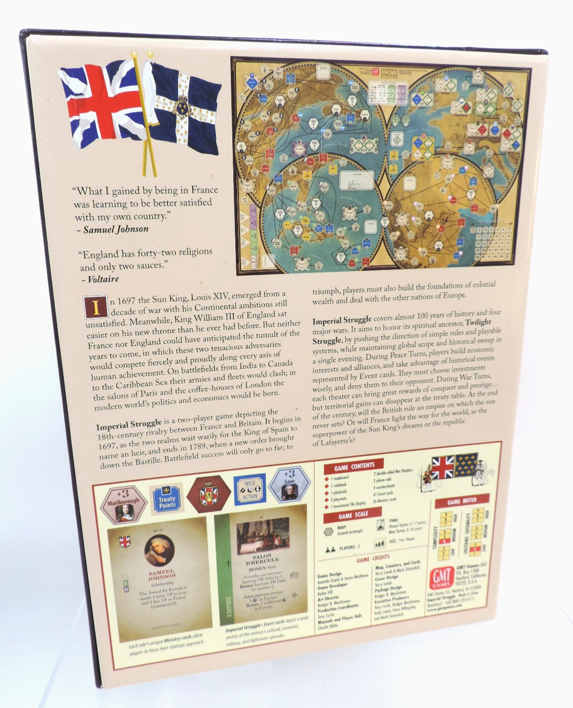 Imperial Struggle The Global Rivalry Britain France 2nd Edition GMT Games 2020