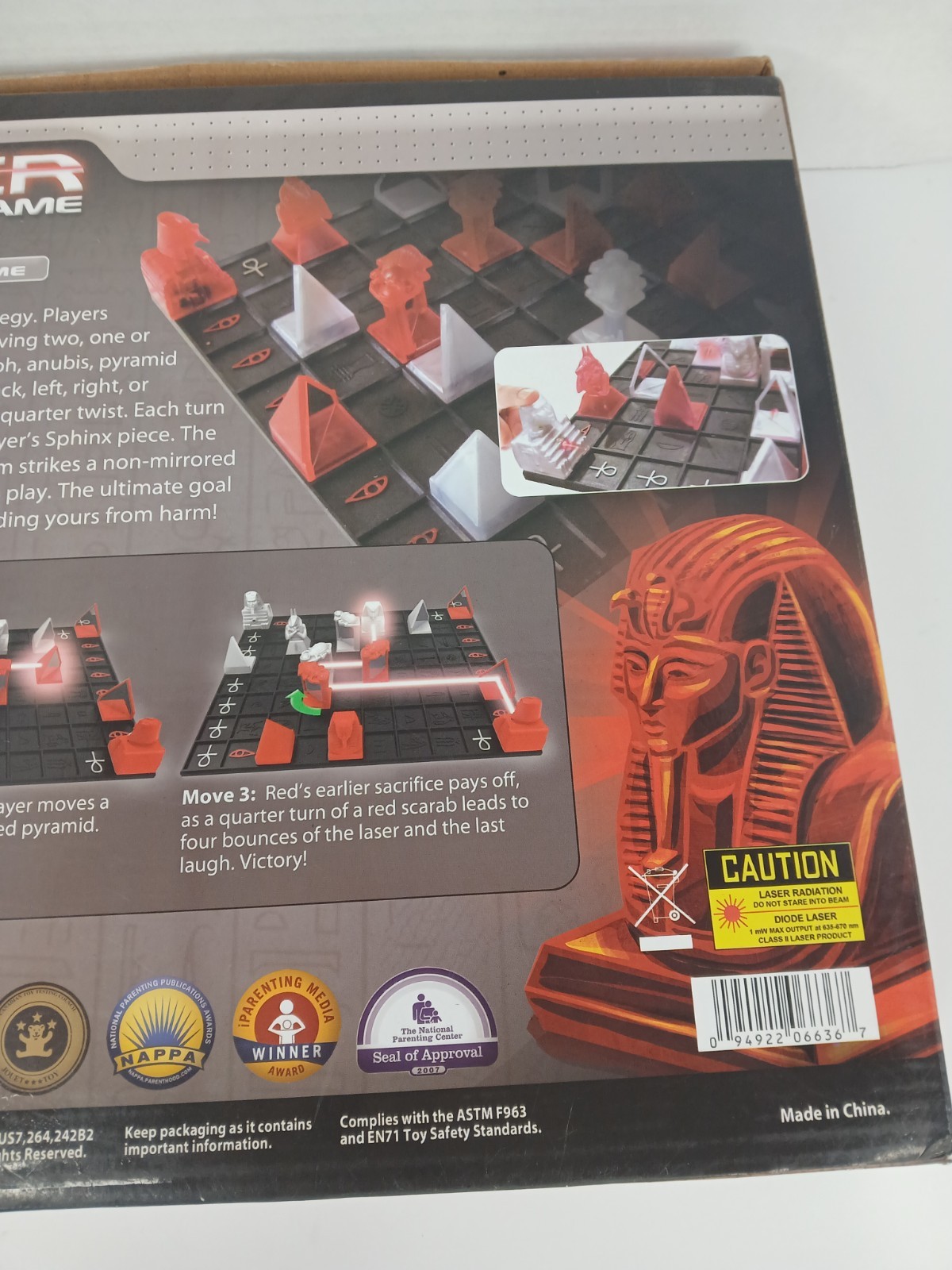 Laser Khet 2.0 Strategy Board Game Mensa Select Tested