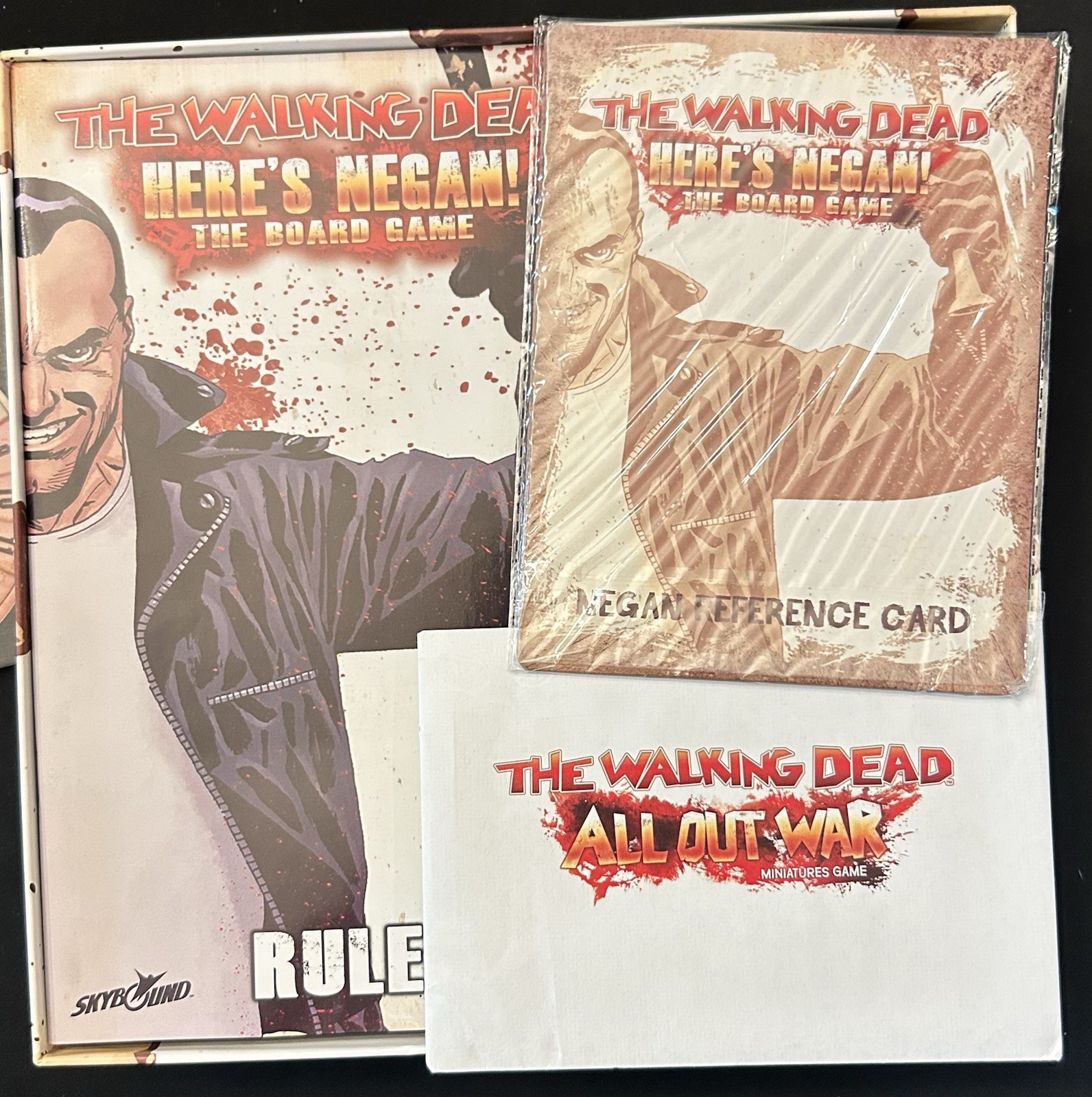 The Walking Dead Here’s Negan! The Board Game Open Box Unpunched