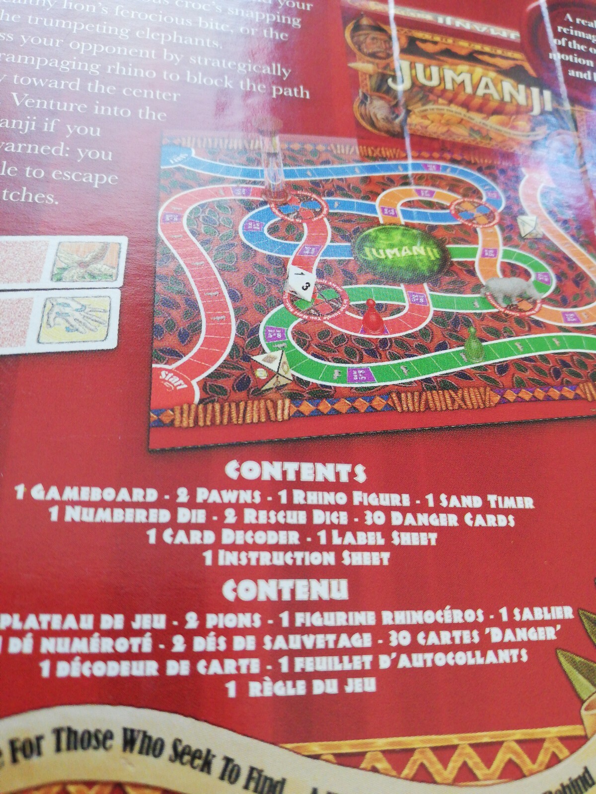 New Ready to Roll Jumanji Classic Adventure Board Game Fast Paced Game Cardinal
