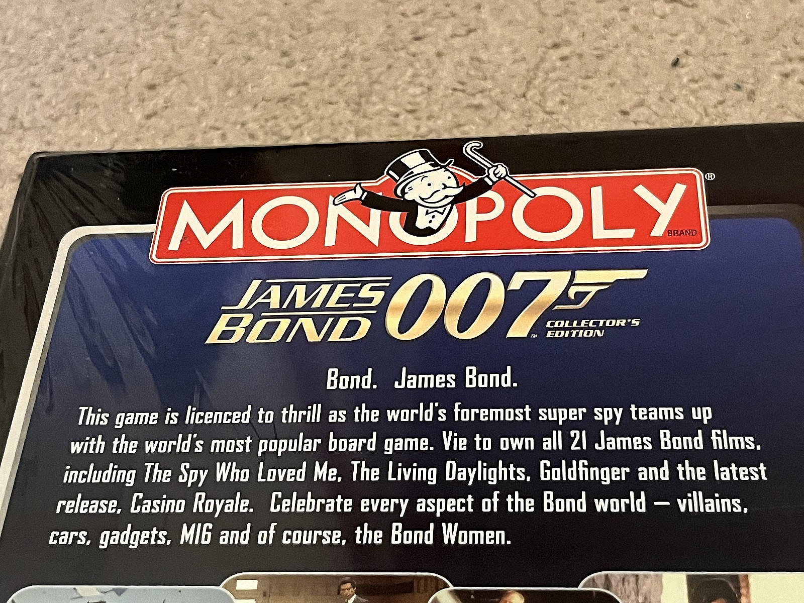 Monopoly 007 Collector’s Edition 2006 New Sealed Hasbro James Bond NIB