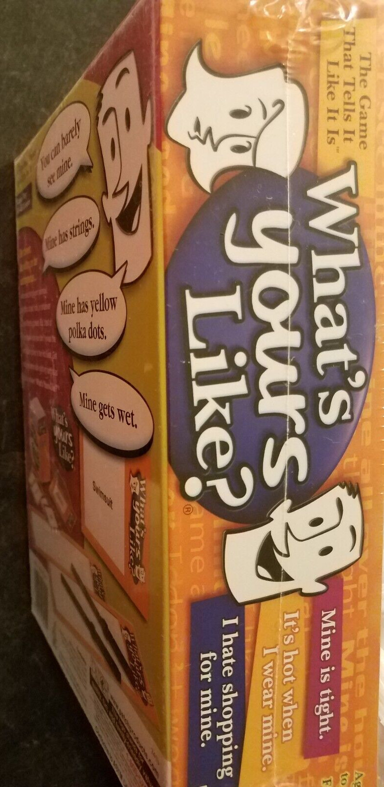 Whats Yours Like? Family Party Adult Card Game~Tell It Like It Is~Fun Humor~New!