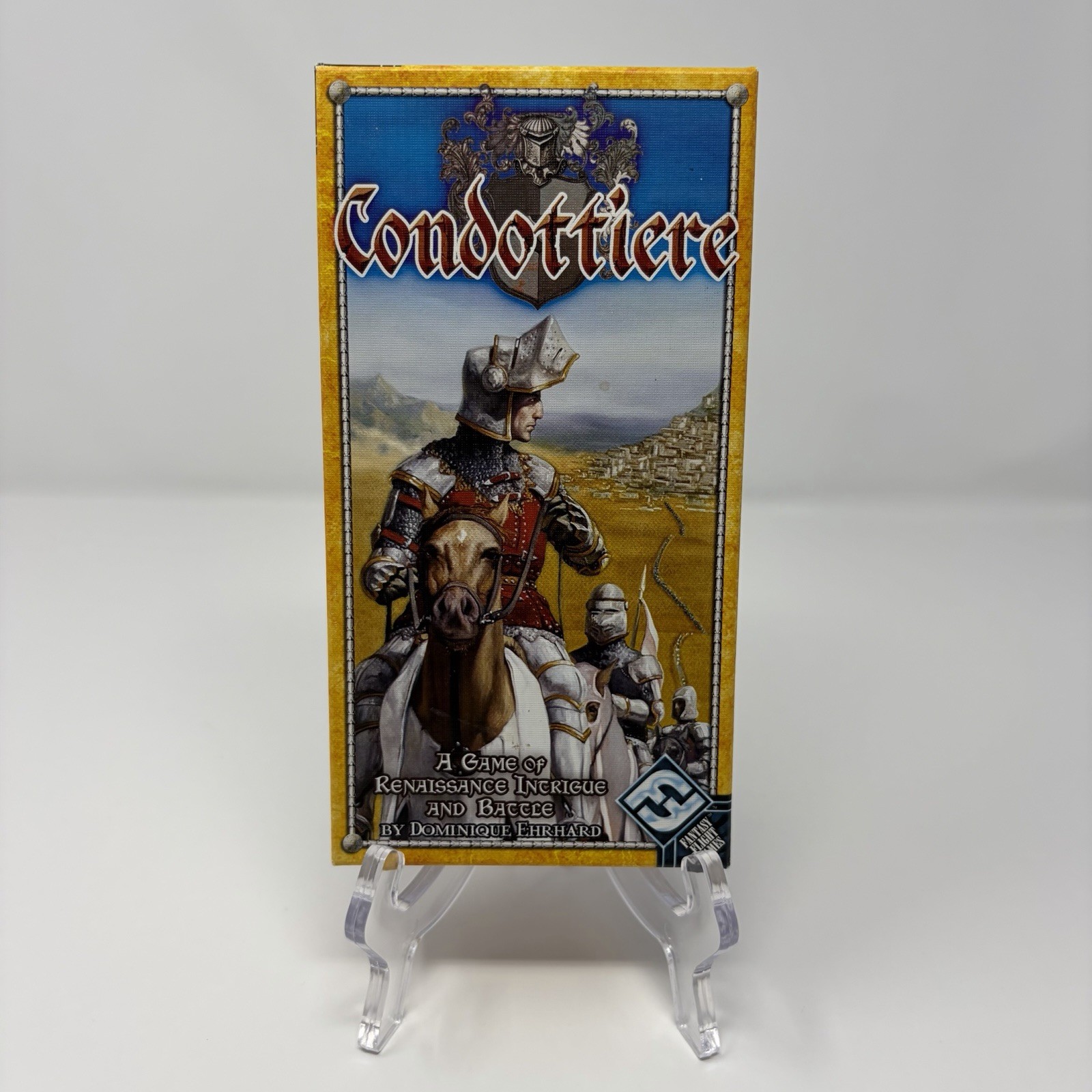 Condottiere Board Game Strategy Fantasy Flight FFG 2007 Third Edition Complete