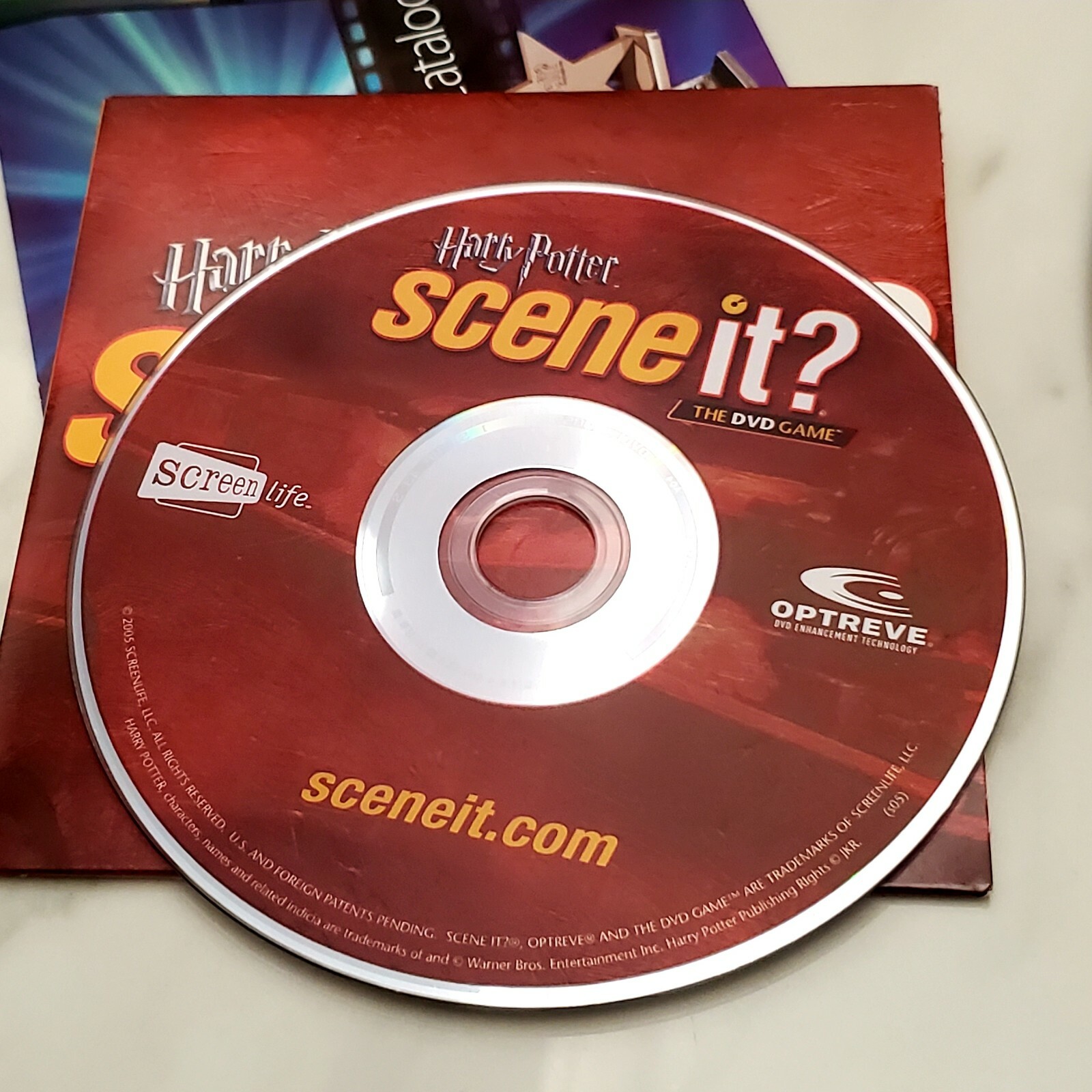 Harry Potter Scene It? The DVD Game 2005 – 1st Edition Parts Complete -No Instr.