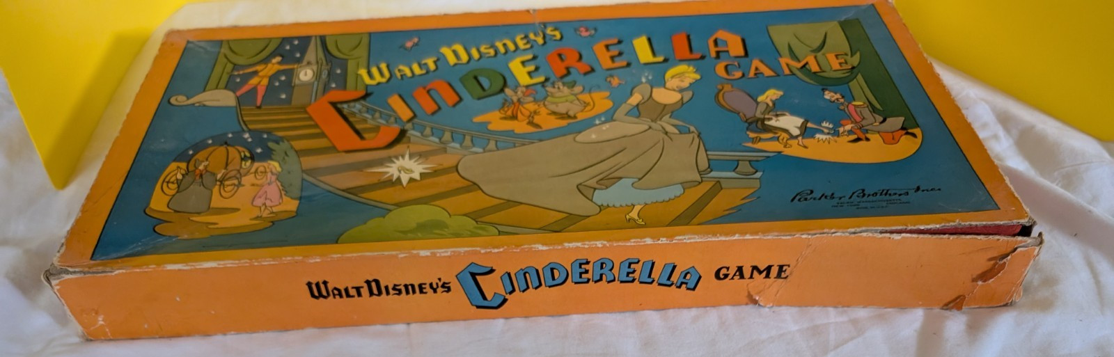 Parker Brothers Walt Disney’s Cinderella Board Game 1950s