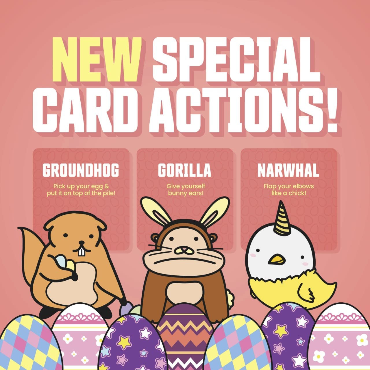 Taco Cat Goat Cheese Pizza Easter Edition Tabletop Game Party Fun