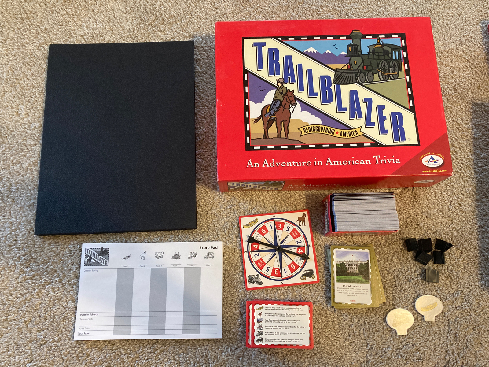 Trailblazer Board Game By Aristoplay American Trivia Strategy Game See Pics