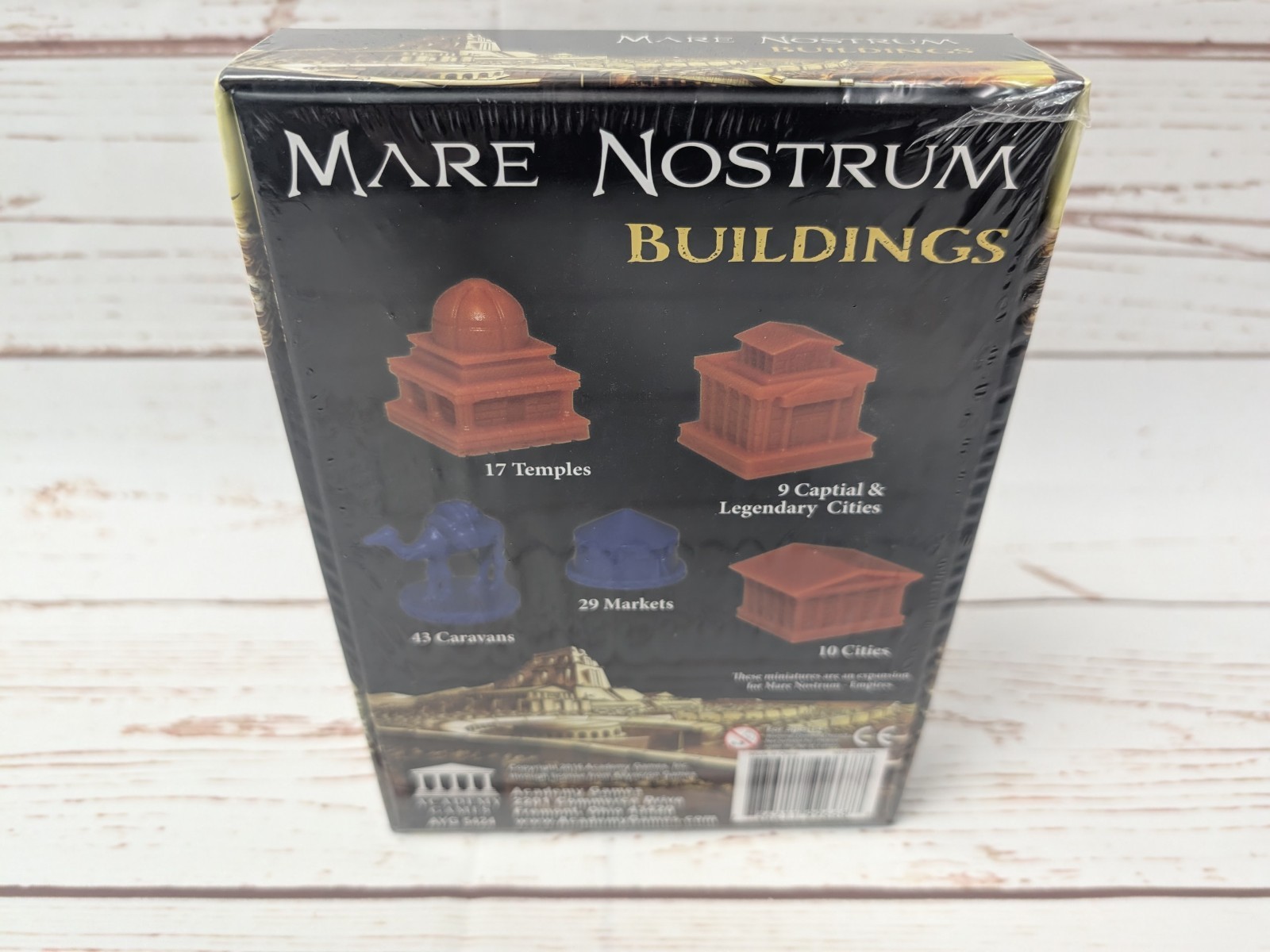 Mare Nostrum Buildings Expansion Civilization Board Game Academy Games NIS