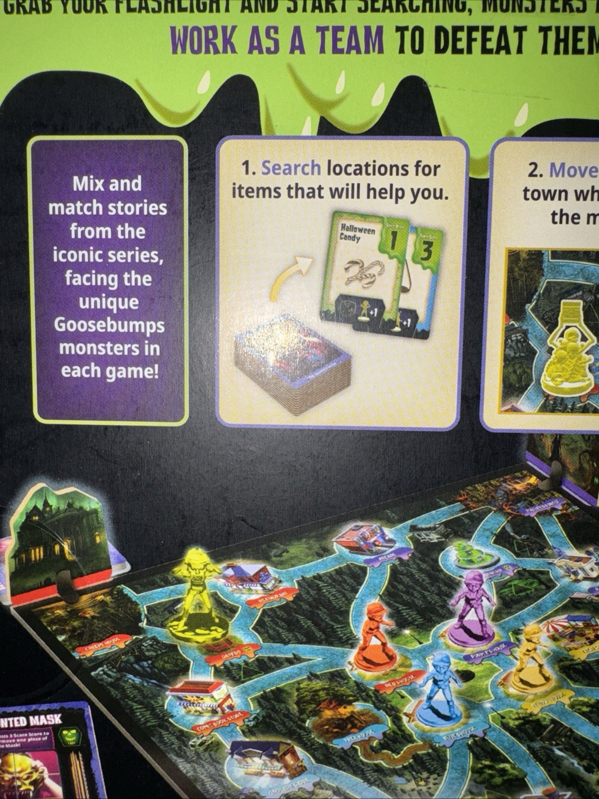 Goosebumps The Game Spooky Cooperative Monster Board Game for Kids Ages 8+ new