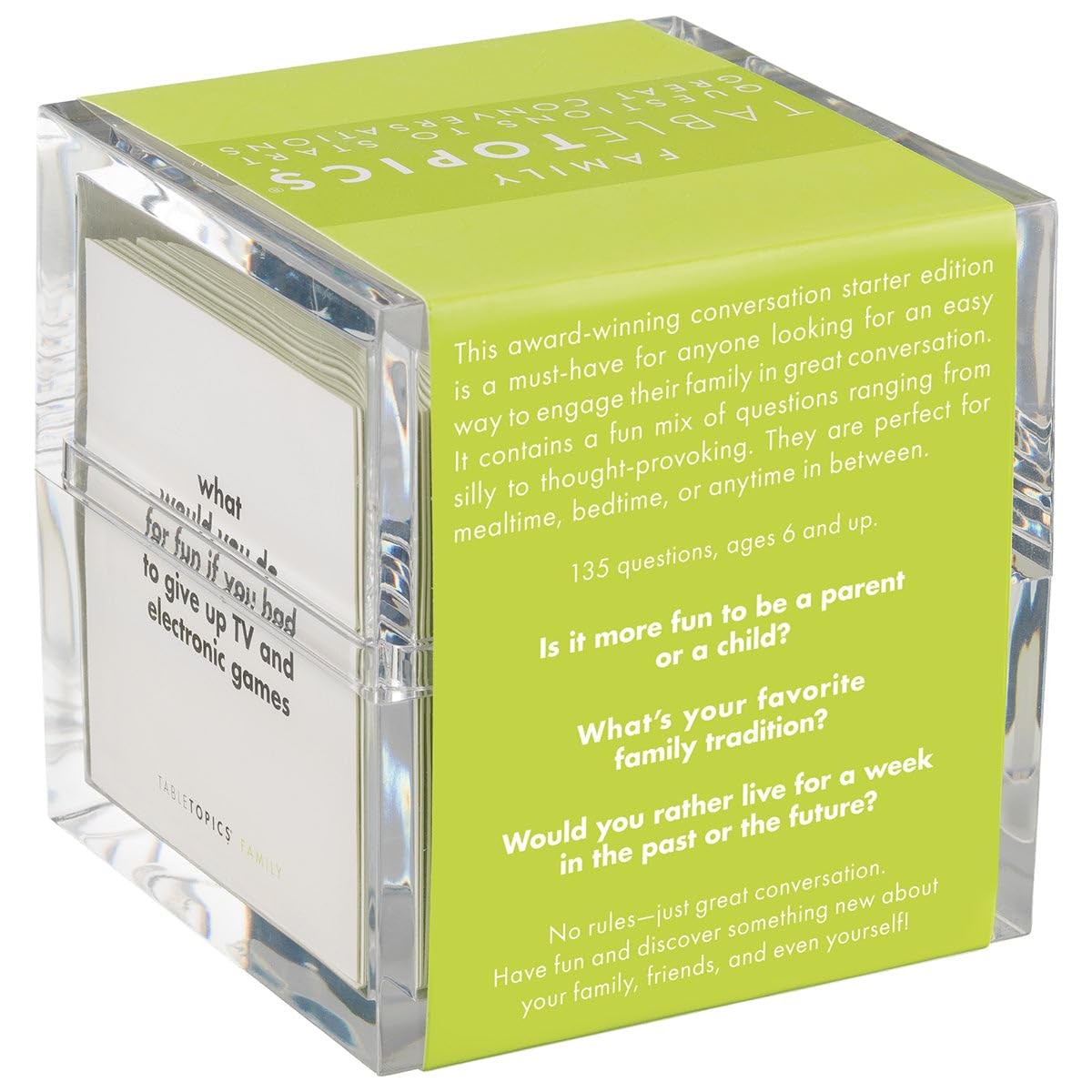Family Conversation Cards for Kids & Parents with 135 Questions for Fun & Con…