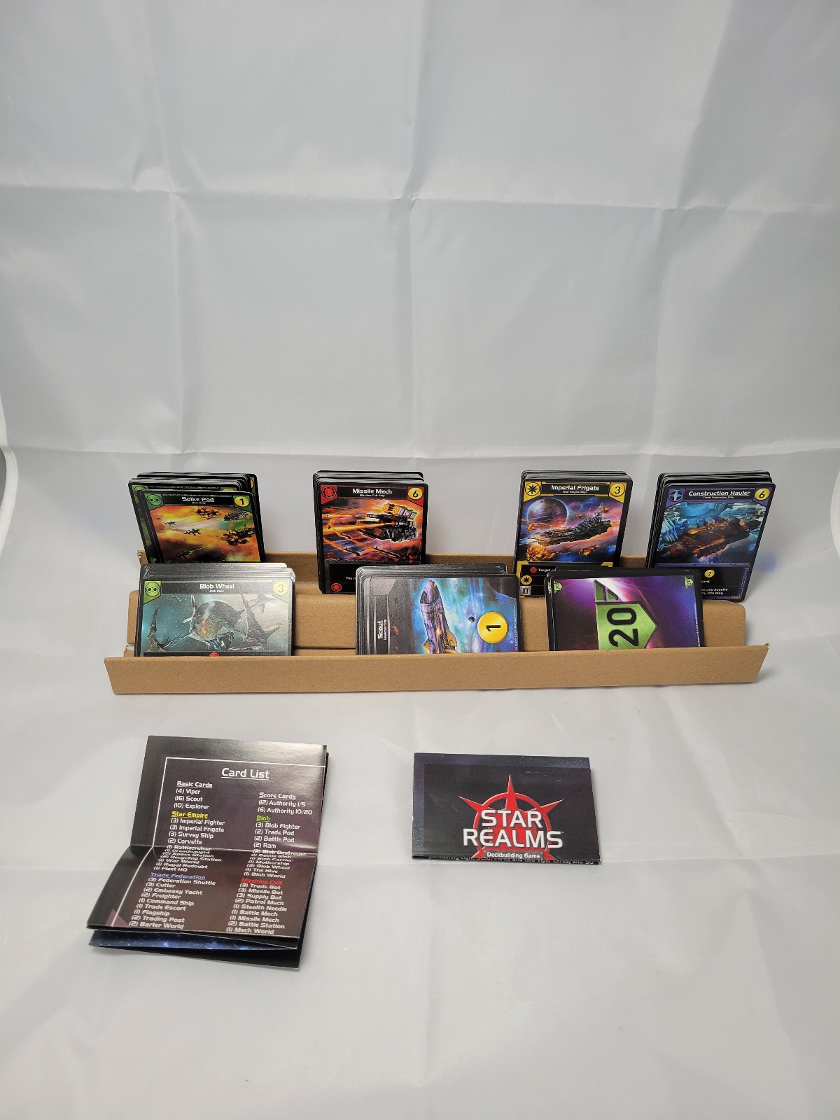 Star Realms Deckbuilding Card Game, plus Promo Cards and 2 Expansion Packs