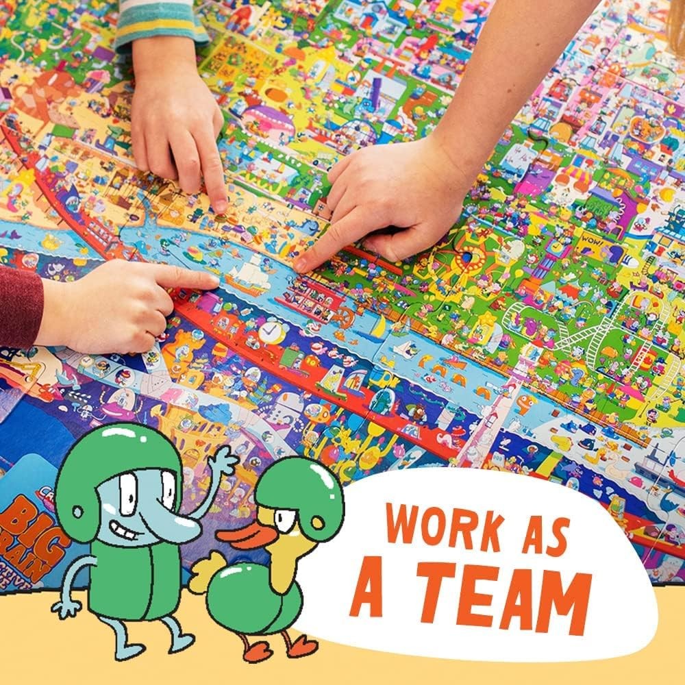 Cranium Big Brain Board Game 300 Mysteries Fun For 1 To 4 Players Ages 5+