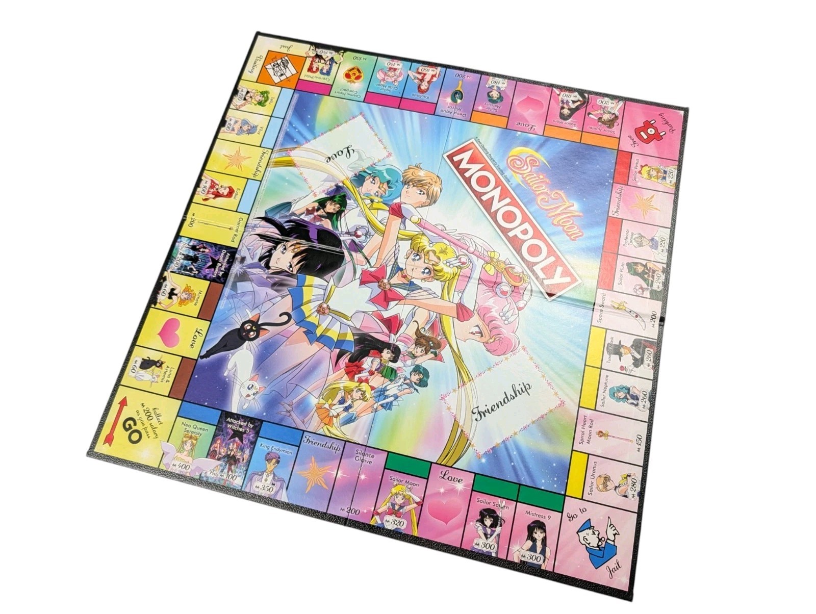 Monopoly Sailor Moon Edition Board Game 100% COMPLETE 2018 Hasbro Anime
