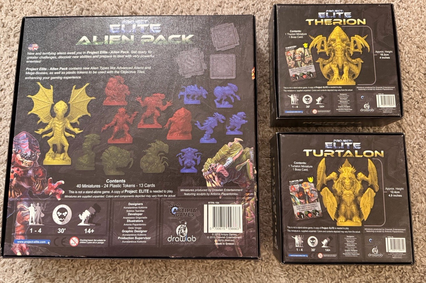 Project: ELITE Game Kickstarter Set Open Box