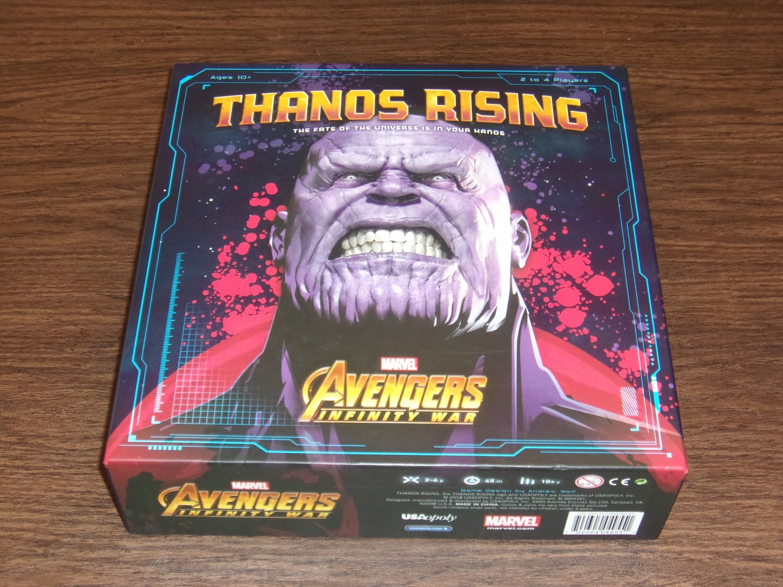 2018 Thanos Rising Board Game Marvel Avengers Infinity War By USAopoly
