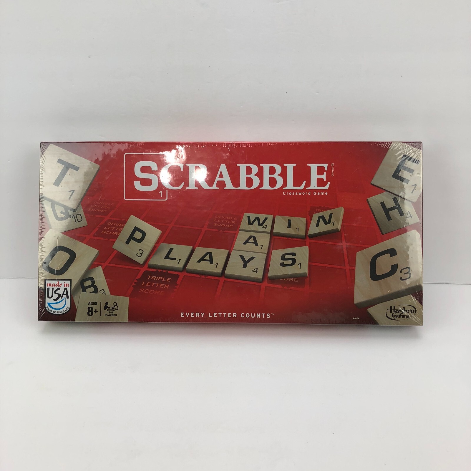 Scrabble Crossword Board Game 2013 Hasbro Ages 8+ New Sealed