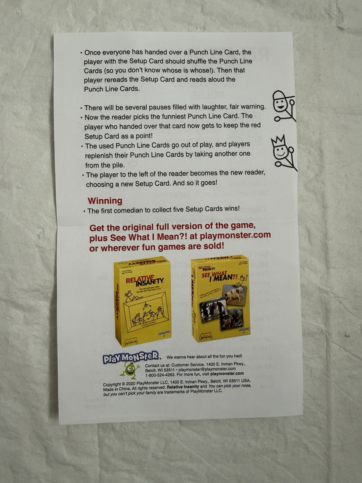 Relative Insanity Hilarious Party Game By: Jeff Foxworthy Ages 14+ Mini Game