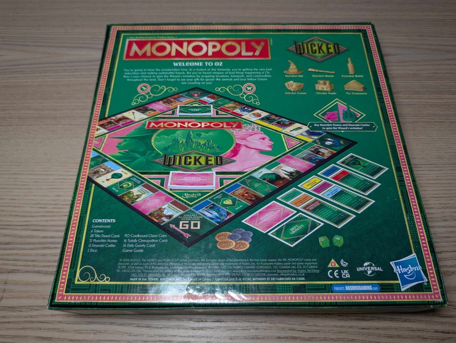 Monopoly Wicked Edition Board Game Inspired by The Motion Picture – New