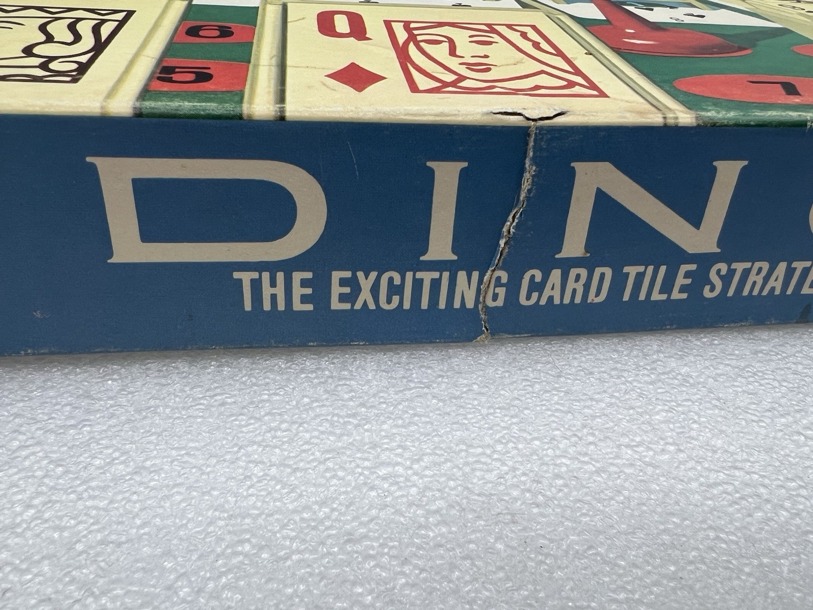 Vintage 1970 Milton Bradley CARDINO Exciting Card Tile Strategy Game! COMPLETE!