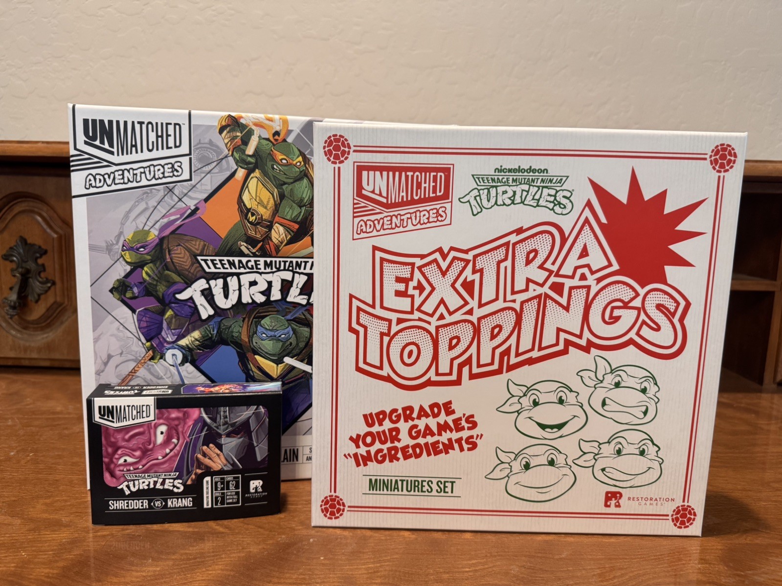 UnMatched Adv TEENAGE MUTANT NINJA TURTLES Kickstarter XL Ultimate Supreme NEW