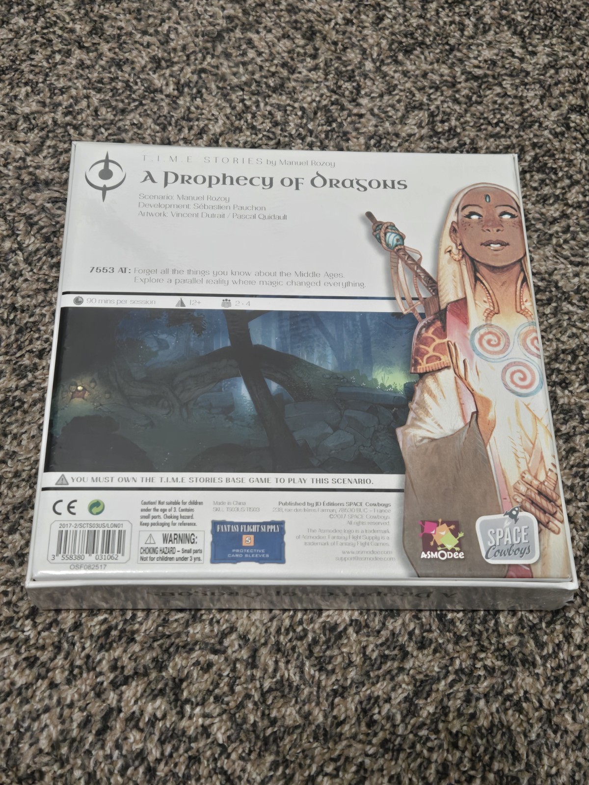 A Prophecy of Dragons Scenario Time Stories Board Game 🎲 New!