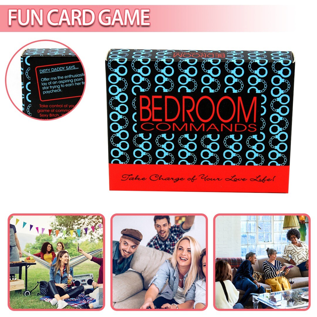1Set Bedroom Command Game Couple Card Sex Adult Fun Card Naughty Gift Aid Battle
