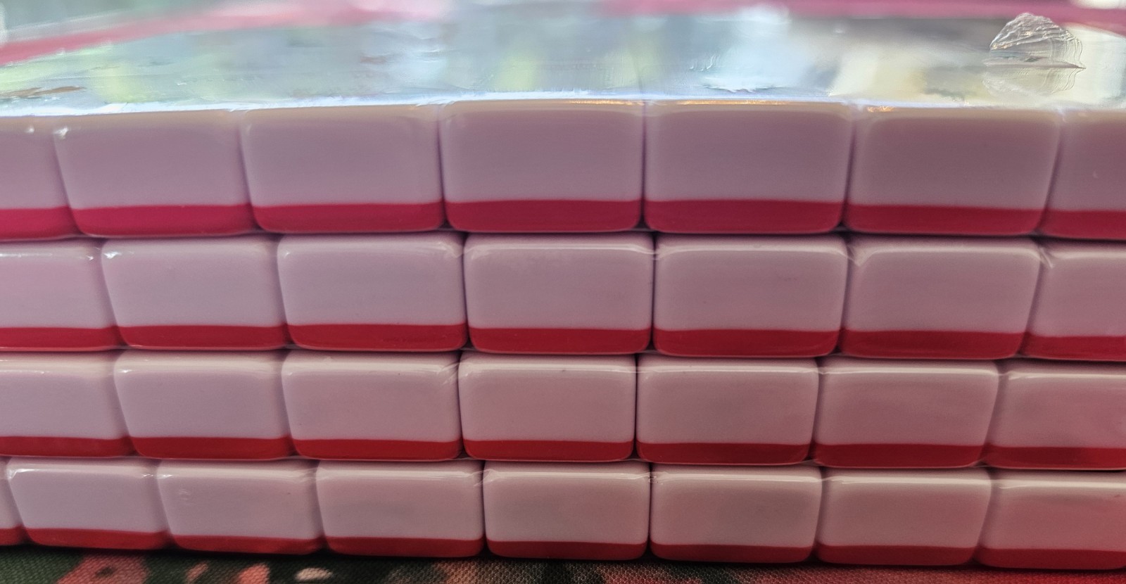 Mahjong Christmas Holiday Travel Set NEW with Racks and Bag