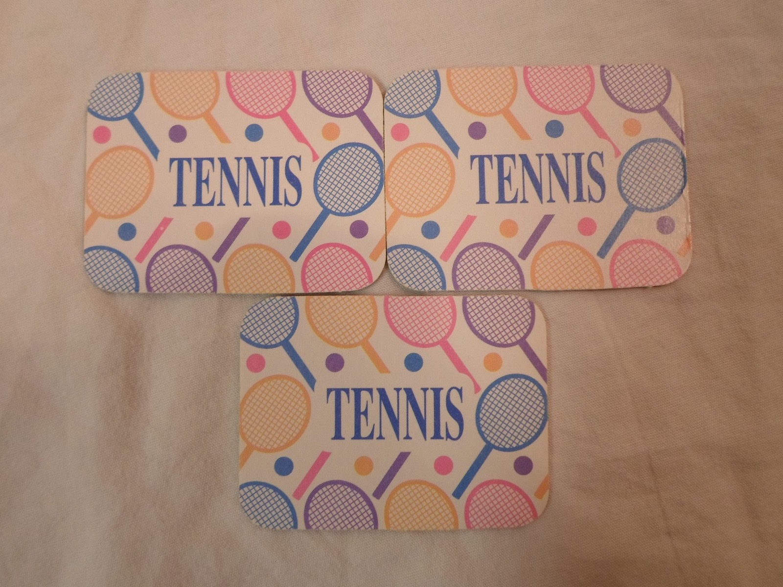 *Replacement Parts* Barbie Dream Board Game 1992 *Lot of 3 Tennis Date Cards*