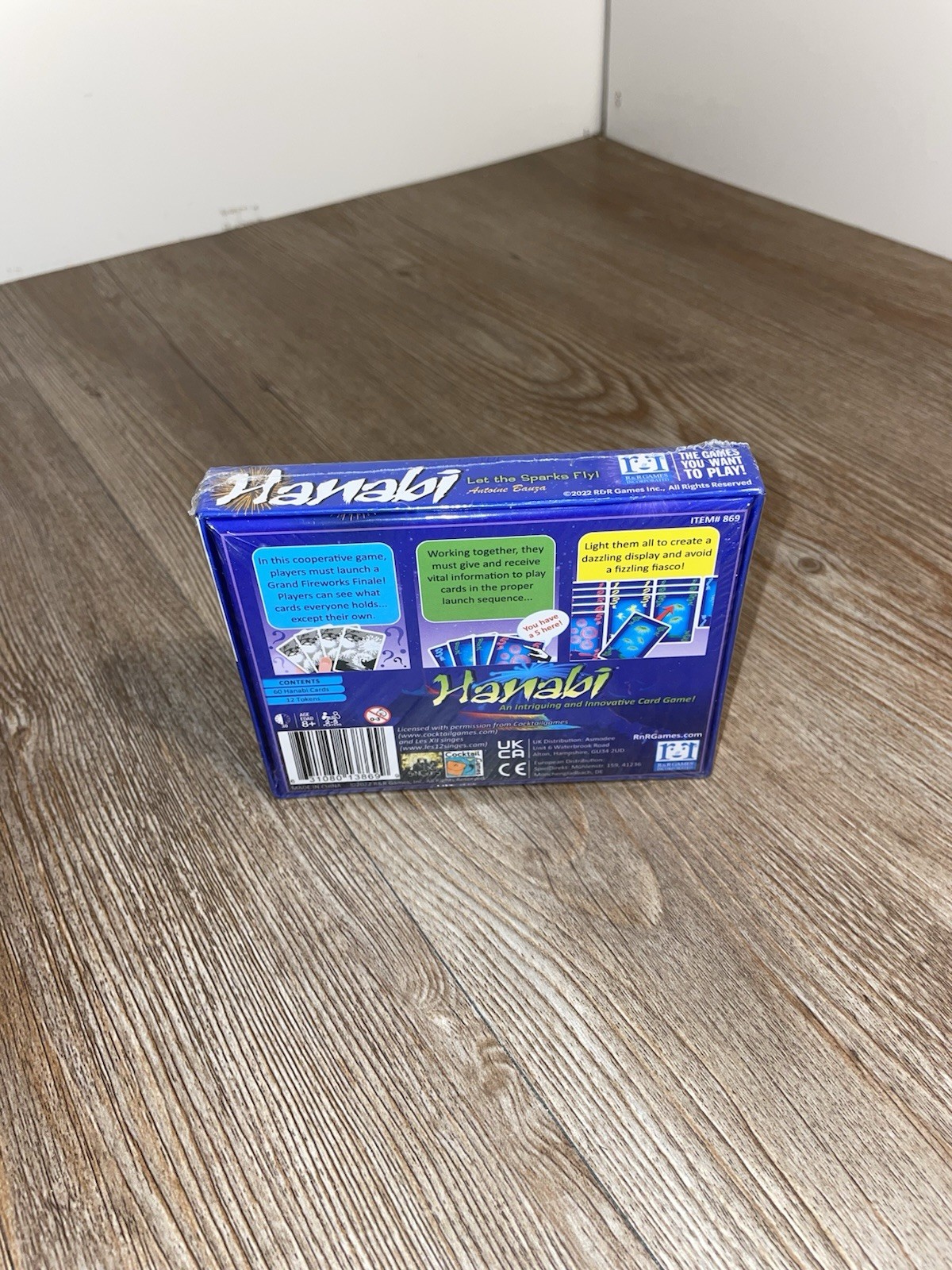 HANABI Fireworks Card Game By R&R Games Award Winner Groups and Parties