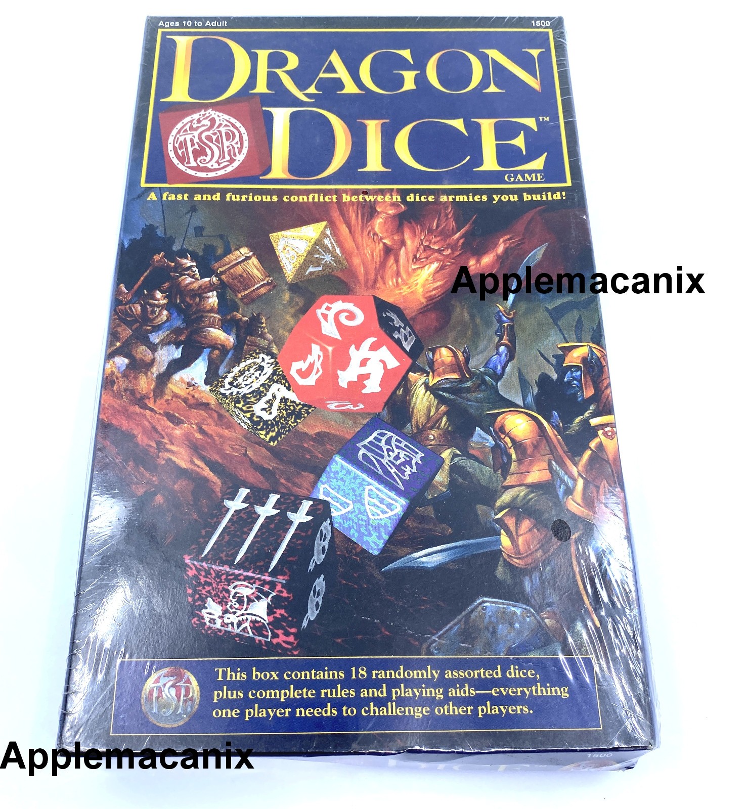 NEW FACTORY SEALED TSR Dragon Dice Game Starter Set 18 Dice Die